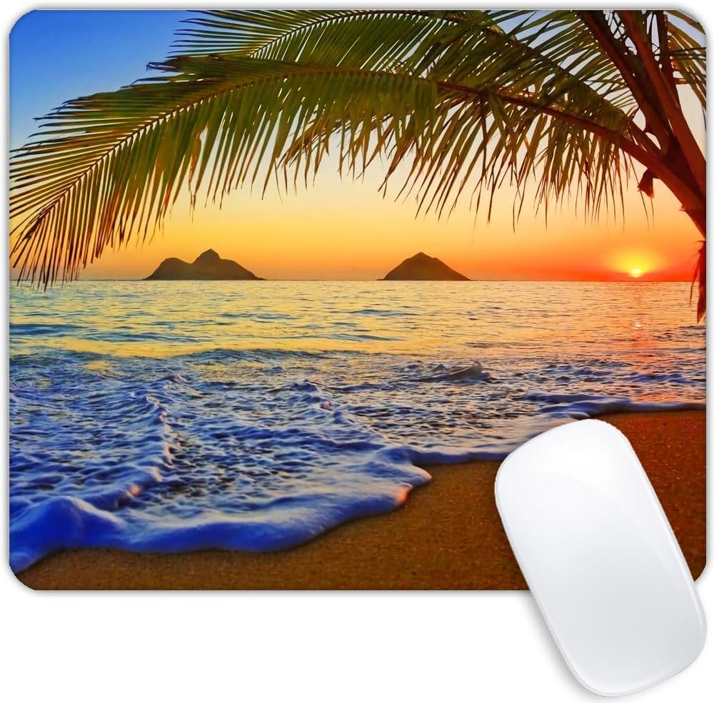 Pacific Sunrise at Lanikai Beach Mouse pad Customized Mousepad Non-Slip Rubber Base Mouse Pads for Computers Laptop Office Desk Accessories Mouse pad,