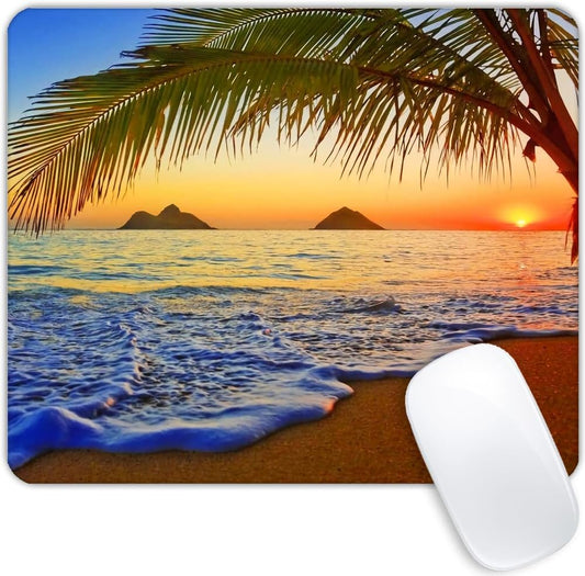 Pacific Sunrise at Lanikai Beach Mouse pad Customized Mousepad Non-Slip Rubber Base Mouse Pads for Computers Laptop Office Desk Accessories Mouse pad,