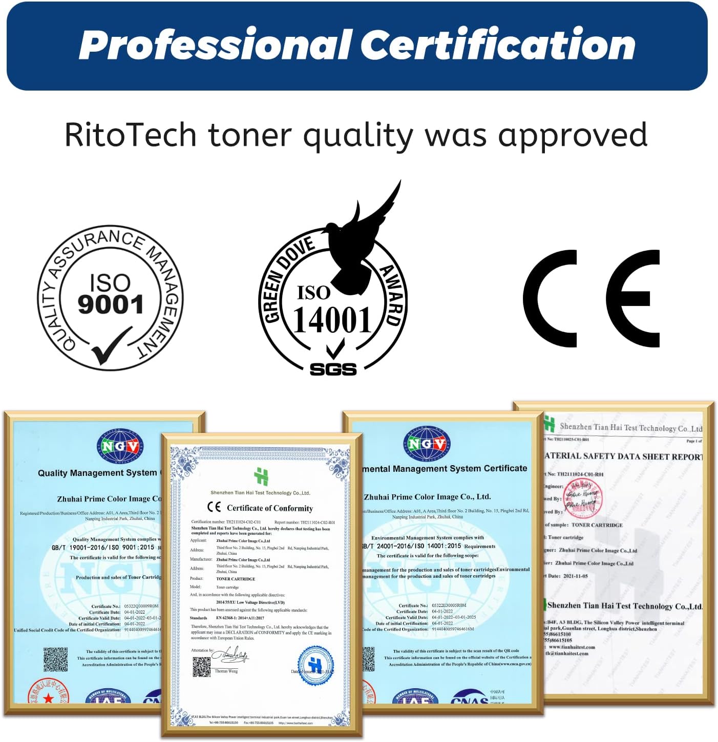 507A Black CE400A Toner Cartridge, Replacement Compatible for HP 507 507X CE400X for HP Laserjet 500 Color m551 m551dn m551n m551xh m570dn m570dw m575c m575dn m575f Printer (1-Pack)