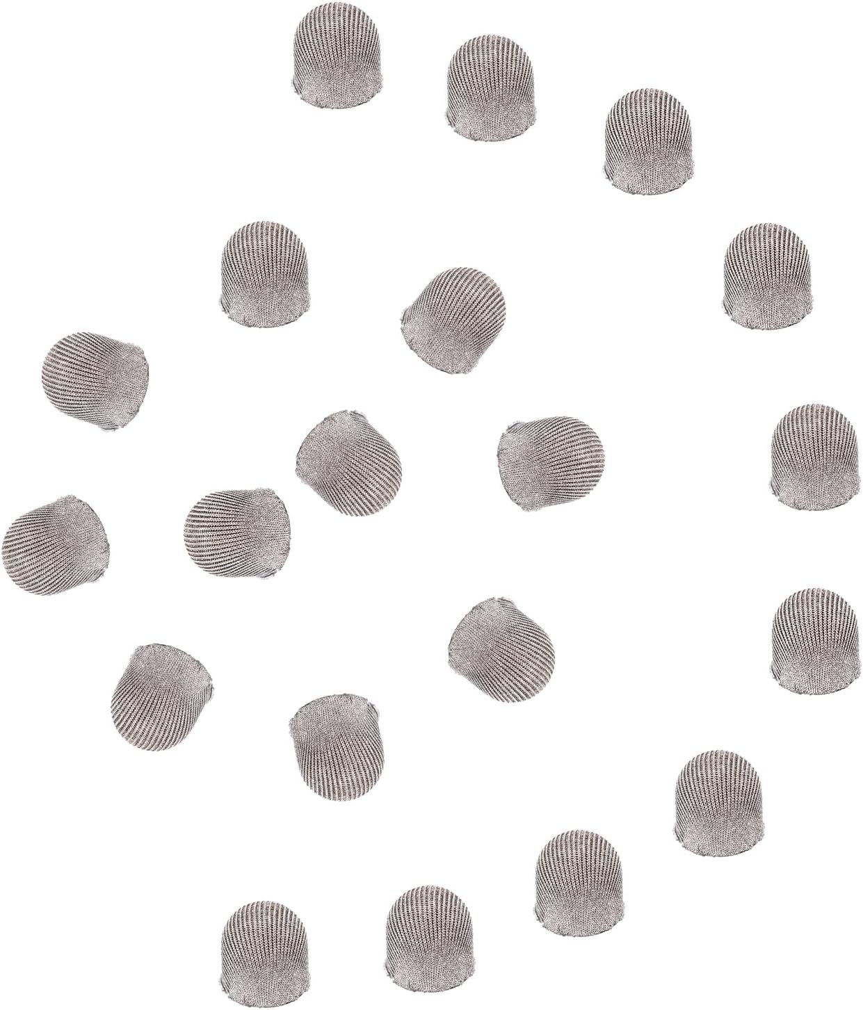 MECCANIXITY 10Pcs Replacement Fiber Mesh Tips for Stylus Pens 10mm Suitable for Capacitive Touch Screen,High Sensitivity,Soft,No Scratch Screen Pen Tip