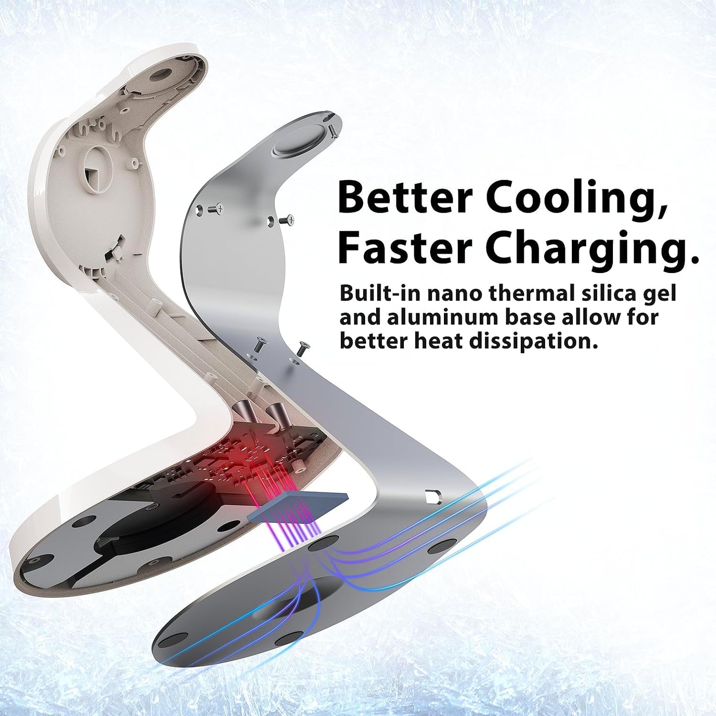 3 in 1 Charging Station for Apple Devices,Mag-Safe Charger Stand Fast Charging,Wireless Charger for iPhone 16/15/14/13/12 Series,& AirPods,& iWatch(USB Charger Included)