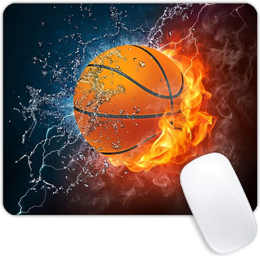 Water and Fire Balls Marble Mouse pad Customized Mousepad Non-Slip Rubber Base Mouse Pads for Computers Laptop Office Desk Accessories Mouse pad