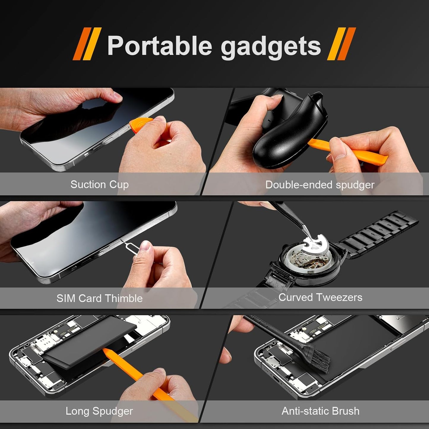 JOREST 40Pcs Small Precision Screwdriver Set with Torx Triwing Phillips, Mini Repair Tool Kit for Macbook, Computer, Laptop, PC, iPhone, PS5, Xbox, Switch, Glasses, Watch, Ring Doorbell, Electronics