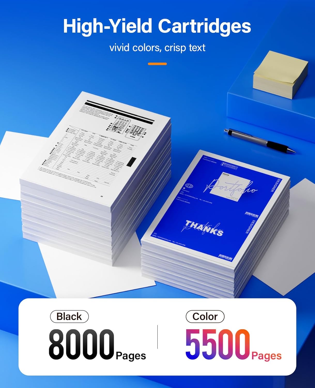 C310 C315 Toner Cartridge Set 4-Pack with chip High-Yield 006R04364 006R04365 006R04366 006R04367 Replacement for Xerox C310 C310DNI Versalink C315 C315DNI Color Printer Ink Black Cyan Magenta Yellow