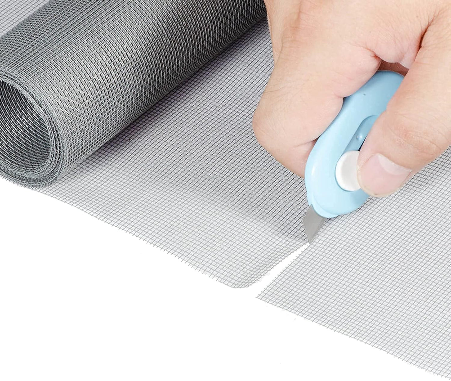 Window Screen Repair Kit - 59" x 106" Screen Door Replacement Fiberglass Screen Mesh with All Screen Tools for Sliding Door and Patio Screen Door Replacement, TOOLTRIZ