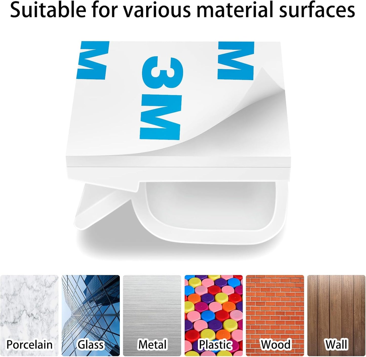 200 Pcs Cable Clips, Adhesive Cable Organizer Cord Holder Wire Clip Wire Management Self Adhesive Hooks Wire Holder for Office, Home(White, 200PCS)