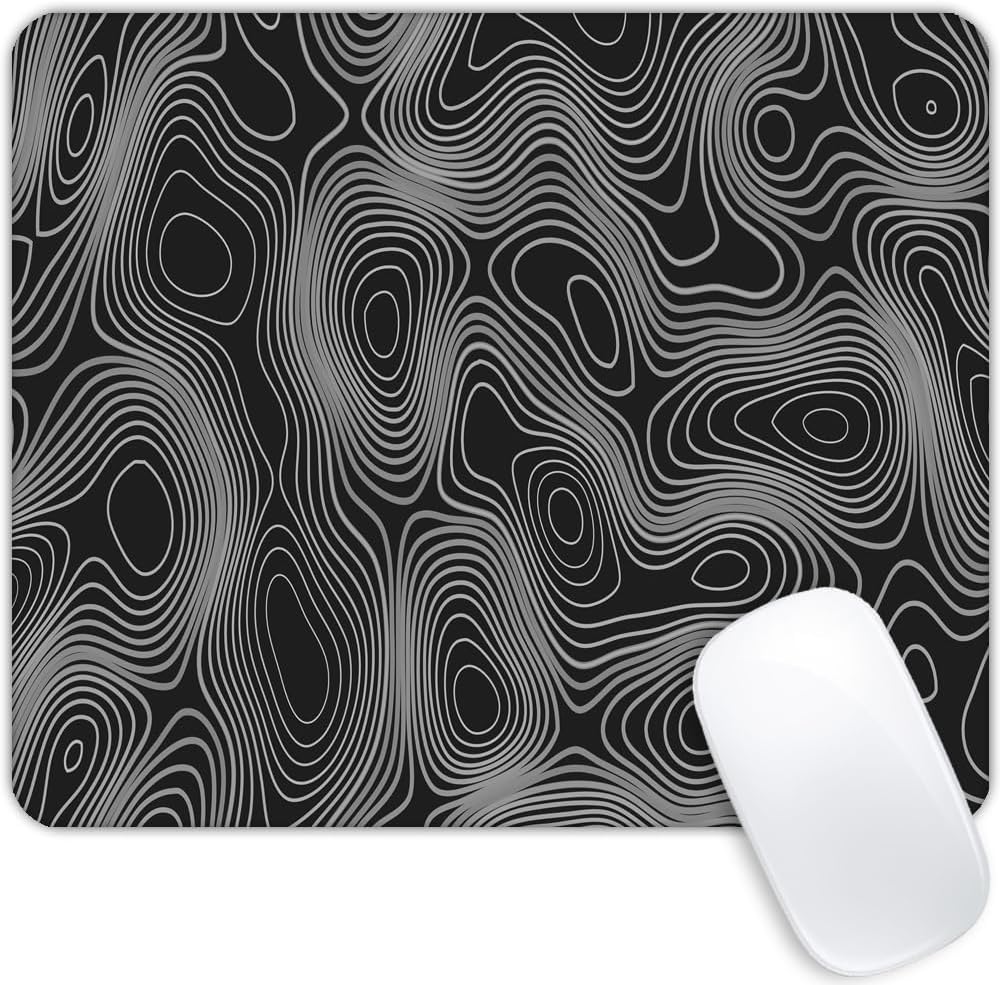 Topographic Mouse pad Customized Mousepad Non-Slip Rubber Base Mouse Pads for Computers Laptop Office Desk Accessories Mouse pad