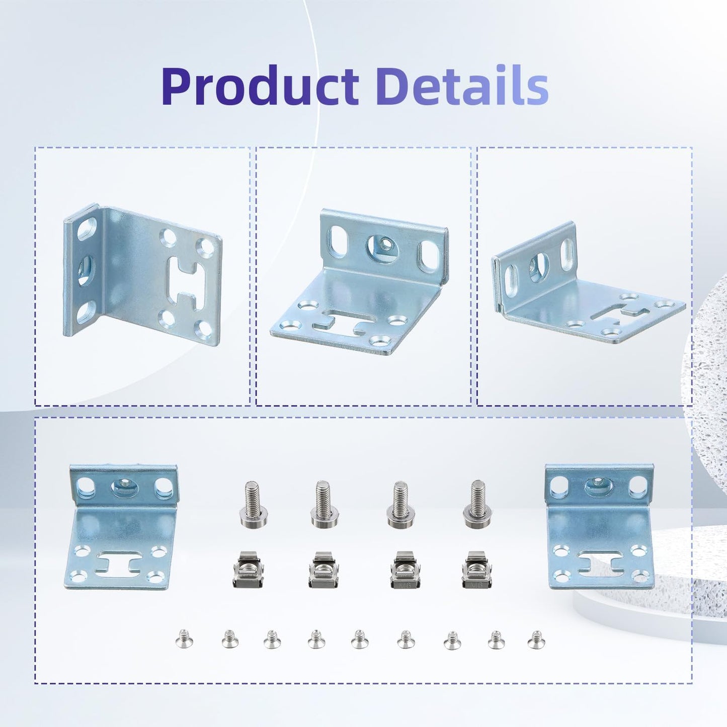 Rack Mount Kit for 17.3 Inch Juniper Switches Rack Ears for Juniper EX2200/EX2300