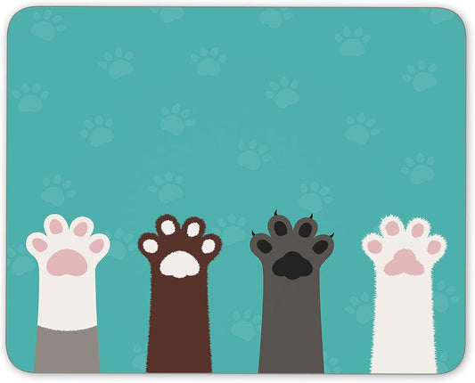 TuMeimei Non-Slip Rubber Cute Animal Hands Mouse Pad