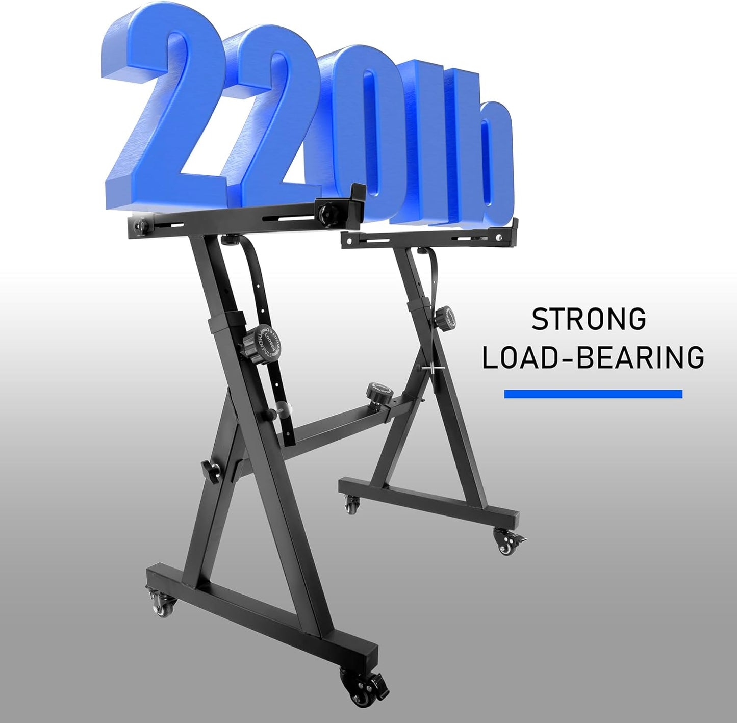 Universal Keyboard Stand, Z-style Heavy-Duty Piano Stand, Adjustable and Portable Piano Keyboard Stand for 61 and 88 Keys