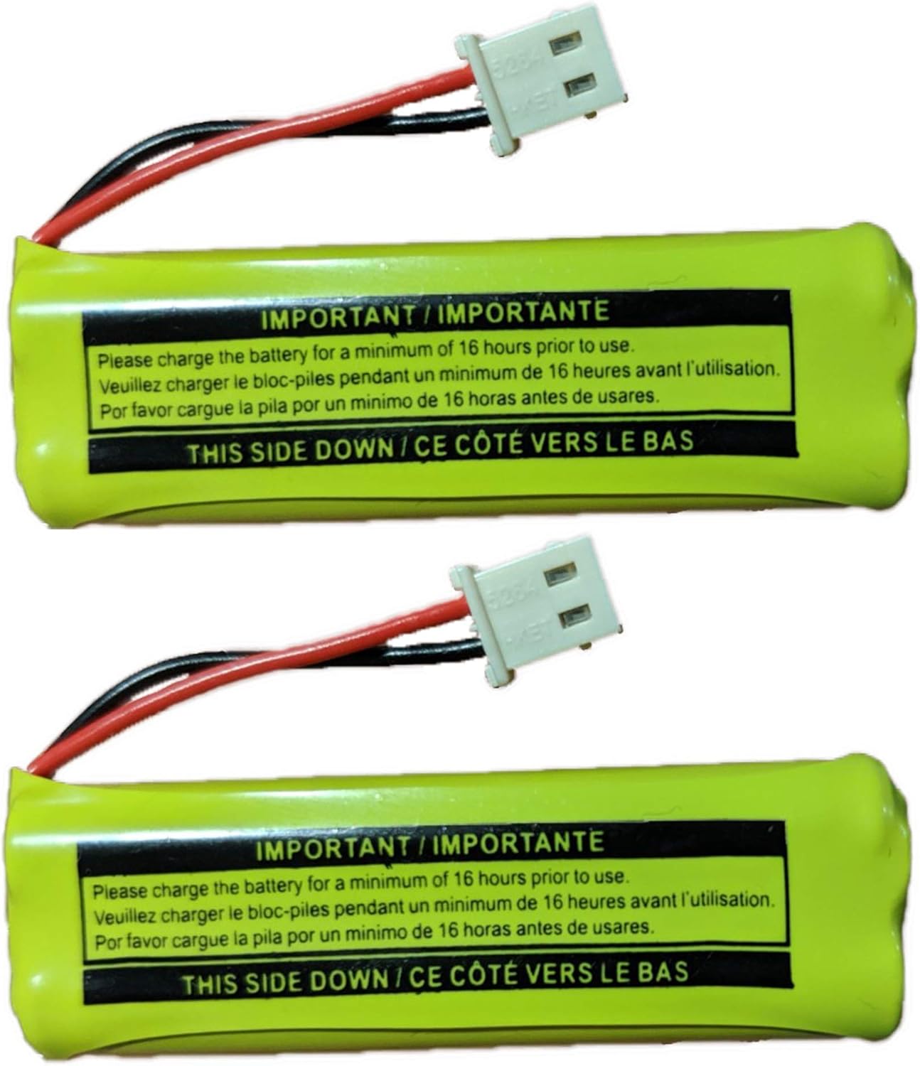 JustGreatDealz Battery BT183482 BT283482 for Vtech Cordless Telephones CS6114 CS6409 CS6419 DS6401 DS6421 DS6422 DS6423 DS6424 DS6425 DS6426 DS6472 LS6405 LS6425 LS6426 LS6475 LS6476 (2-Pack)