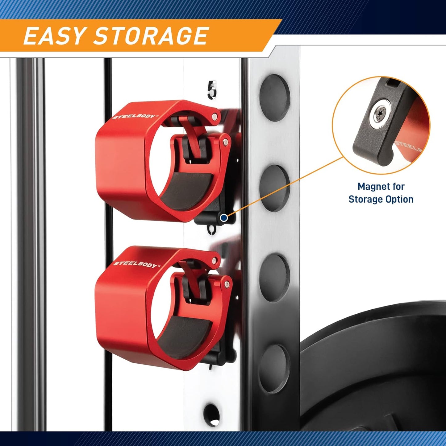 Steelbody Olympic Barbell Lock Jaw Collars