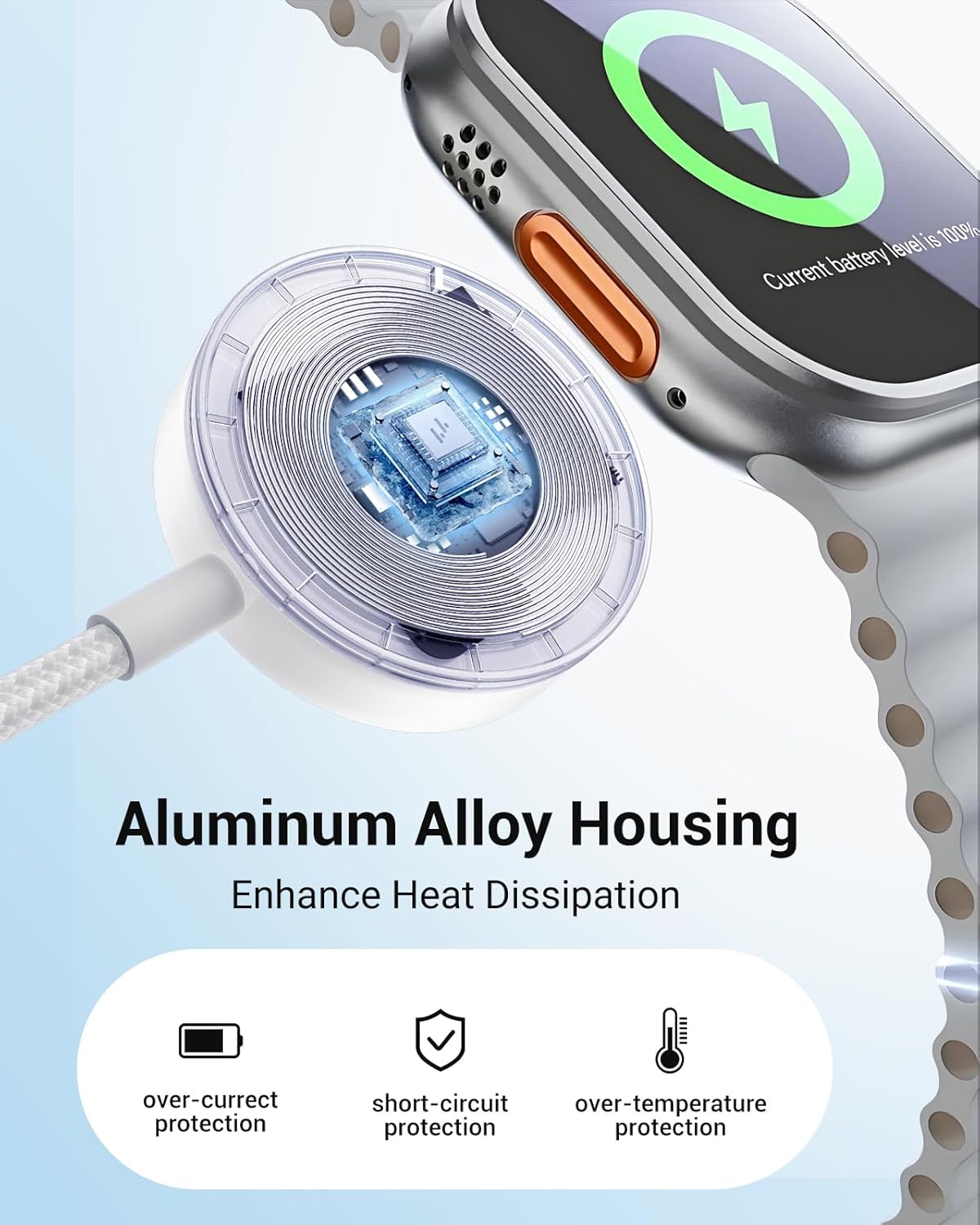 Temdan for Apple Watch Charger,4 in 2 USB C Cable for iPhone 16 Charger/Type C/Lightning/Micro USB,Multi Charging Cable Cord,Portable Travel Vacation Essentials Designed for iWatch &iPhone 16-12