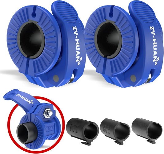 Pro Barbell Clips 1 inch Barbell Clamps 0.9-1.18inch Quick Release Weight Clips for Bars Multi-Size Adjustable Olympic Barbell Clamps