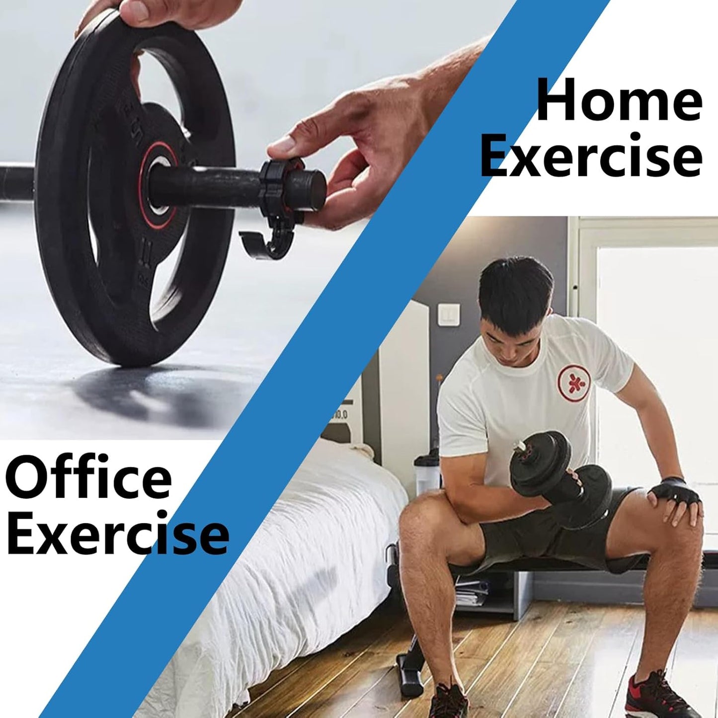 Barbell Clamps 28mm, Barbell Clips, Quick-Release Safety Weight Clips for Bars, Pair of Locking Clips for Workout Weightlifting Fitness Training (Black, 1.1Inches)