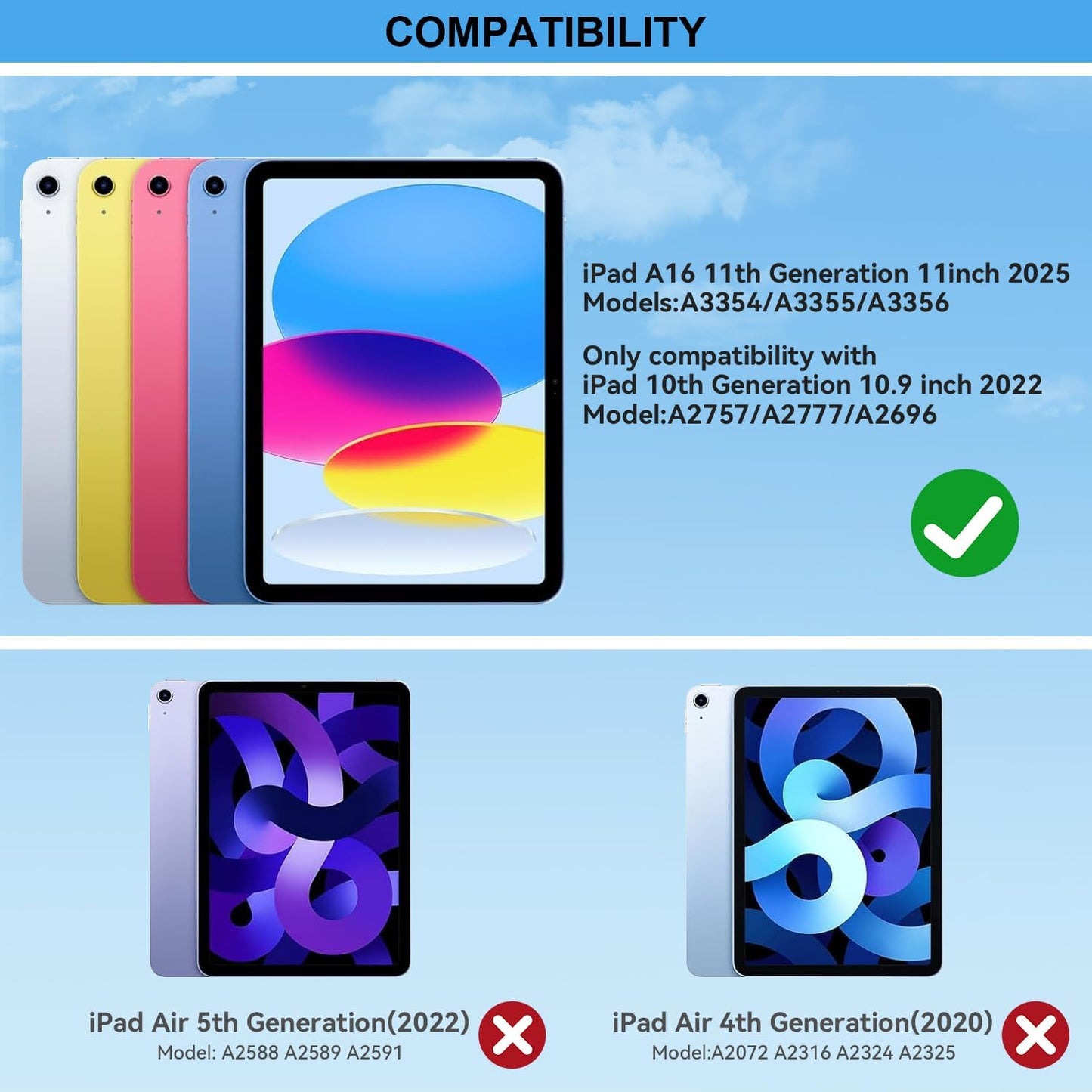 for iPad 11th (A16) & 10th Generation Case with Keyboard – Magic-Style Magnetic – Floating Cantilever Stand - Multi-Touch Trackpad Keyboard Case for iPad 11 inch 2025&10th Gen 10.9 inch (Light Purple)