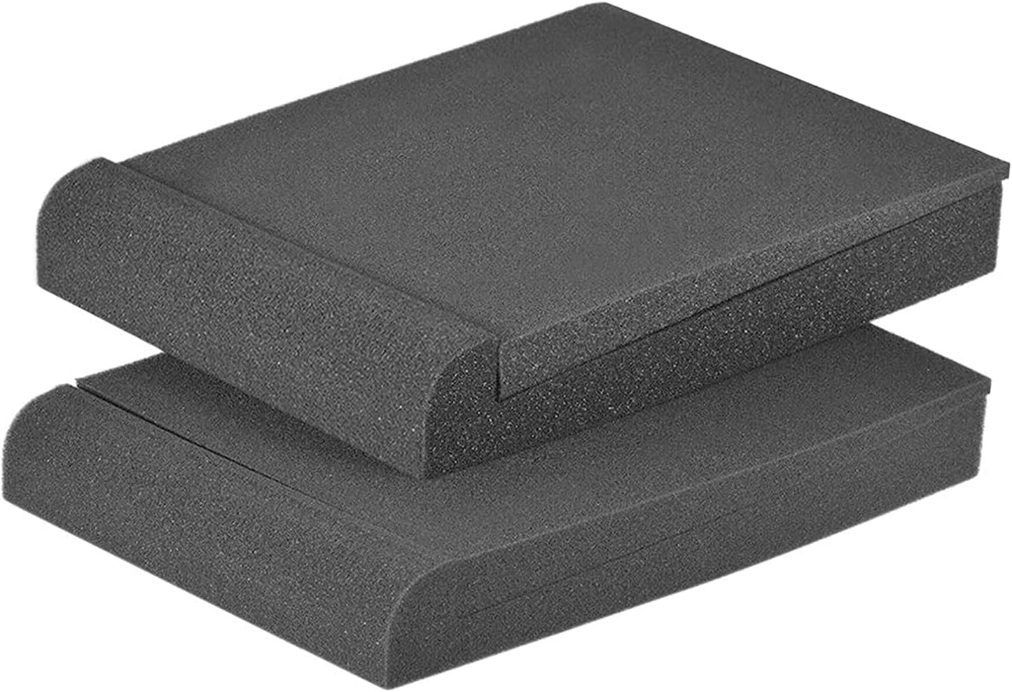 Studio Monitor Isolation Pads, Made of High Density Acoustic Foam, 2 Packs Sound Dampening Speaker Riser Foam to Prevent Vibrations