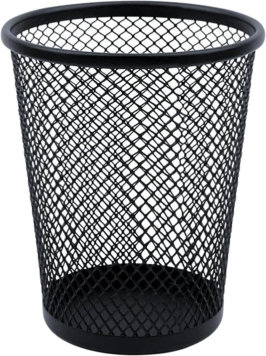 Desk Pencil Pen Holder, Wire Mesh Pen Cup Holder for Desk Organizer and Office Desk Accessories (6 Pack)