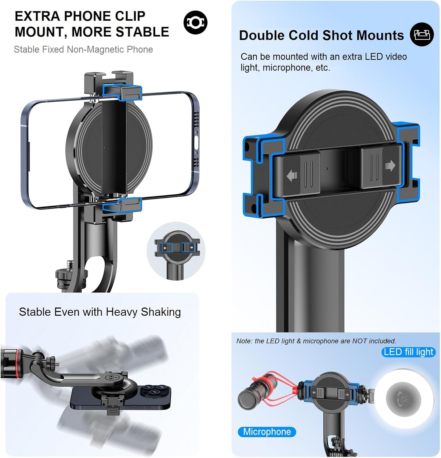 Magnetic Selfie Stick Tripod for iPhone, 51" Phone Tripod Compatible with Magsafe, Travel Selfie Stick for iPhone 16 15 14 12 Series Android Phone Stand Camera Holder for Video Recording