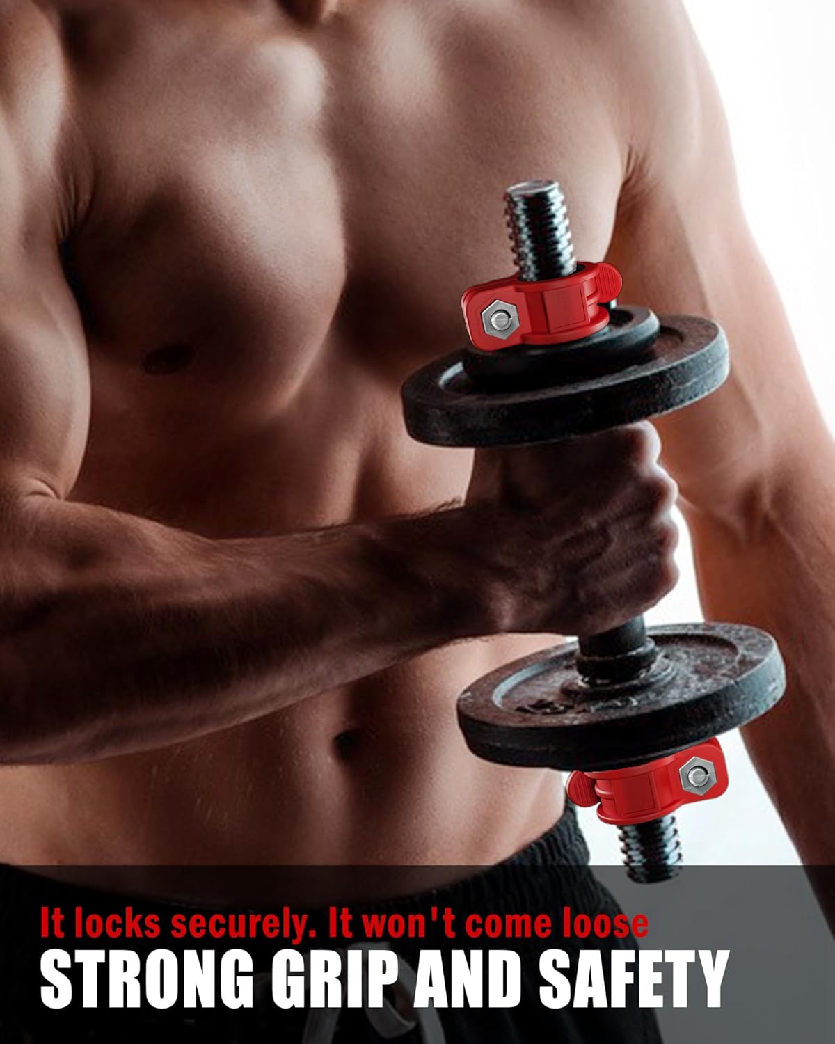 Mini Barbell Clips 1 inch I Multi-Size Adjustable Barbell Collar I 1 inch Barbell ClampsIQuick Release Weight Clips Pair of Locking for Dumbbell Bar