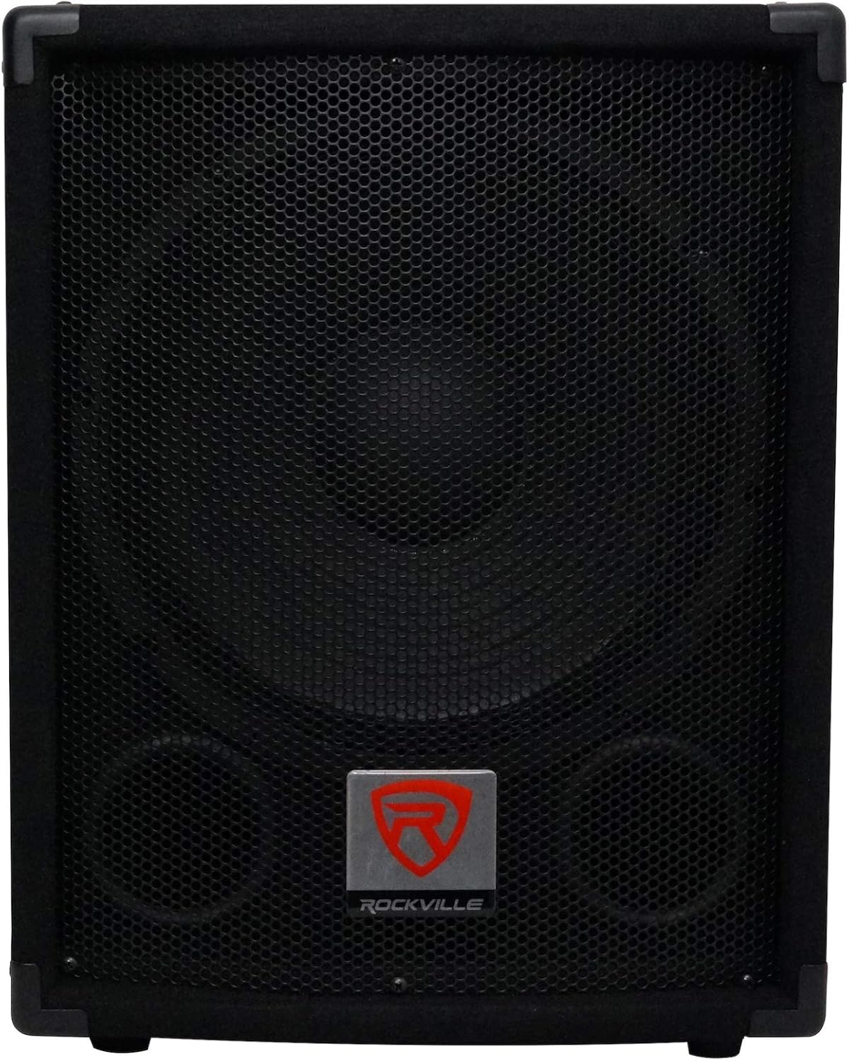 Rockville SBG1124 12" 600W Passive 4-Ohm Pro DJ Subwoofer, MDF Cabinet, Pole Mount, Deep Bass, for DJs and Small Venues