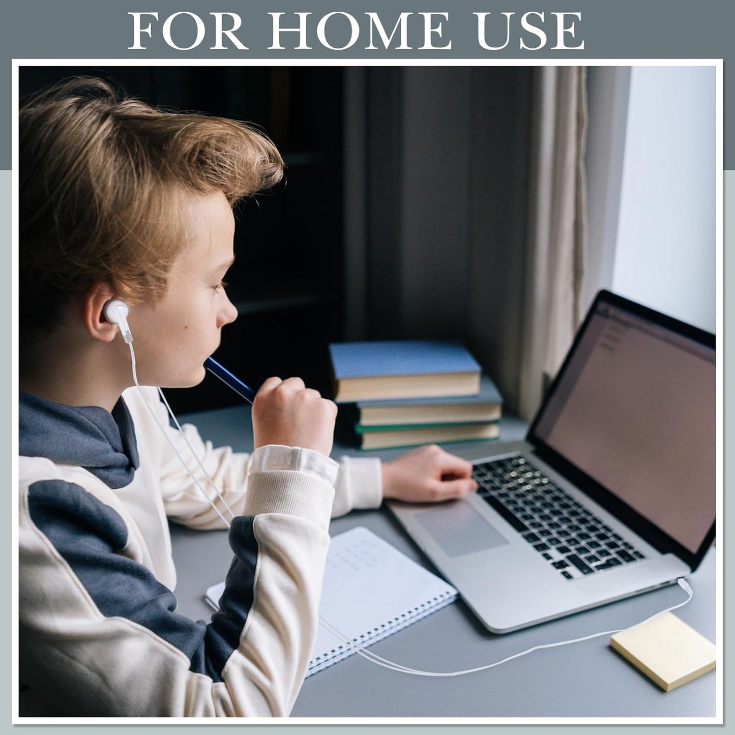 Kanayu 100 Pack Wired Earbuds Bulk for Classroom Ear Headphones Wired Basic Student Earbuds No Microphone with 3.5mm Jack for Kids Class Laptop School Library, Individually Bagged(Multicolor)