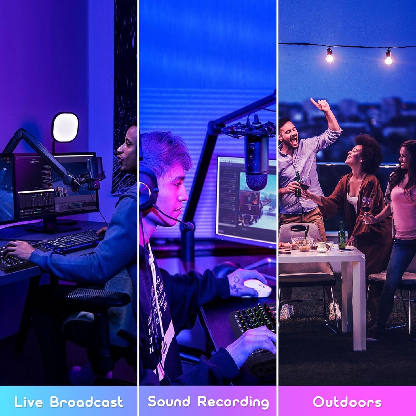 4-Channel Audio Mixer for PC, SX-4iu Mixing Console with XLR Inputs, Bluetooth, 99 Digital Signal Processor Effects, USB Interface, MP3 Compatible for Podcast, Music, Recording 9.84"x2.17"x9.84"inches