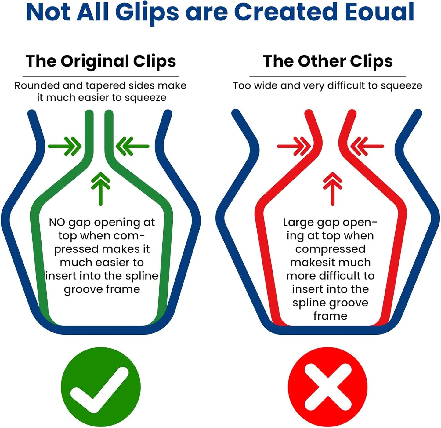 4 in 1 Screen Repair Kit, Screen Roller Tool Kit Inlcuded Metal/Nylon Screen Roller Tool, Spline Removal Hook and Screen Clips, Screen Repair Tool for Installing Door Window Mesh