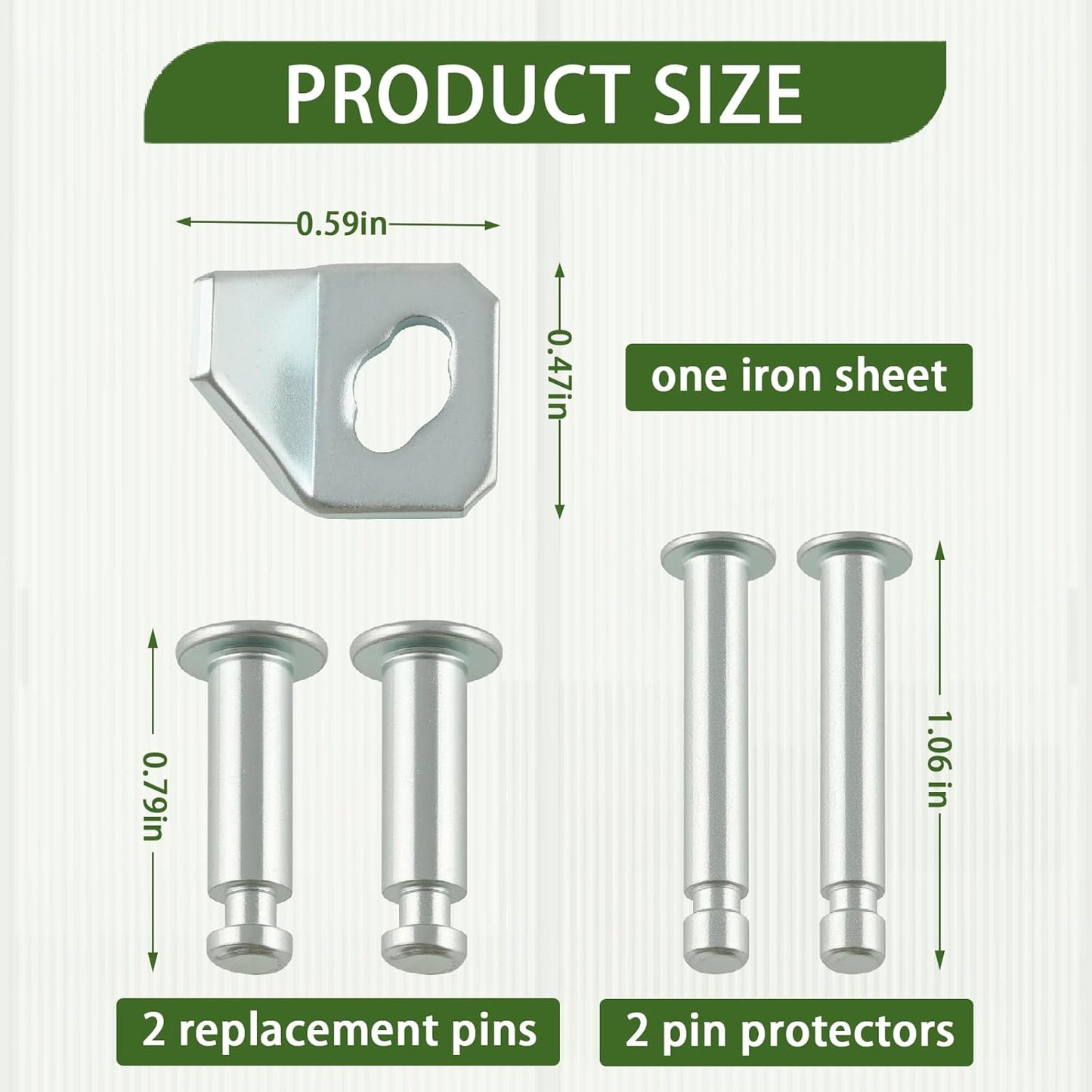 Screen Door Repair Kit, 5 Pcs Screen Door Closer Replacement Parts Compatible with Larson/Andersen/Emco Storm Door