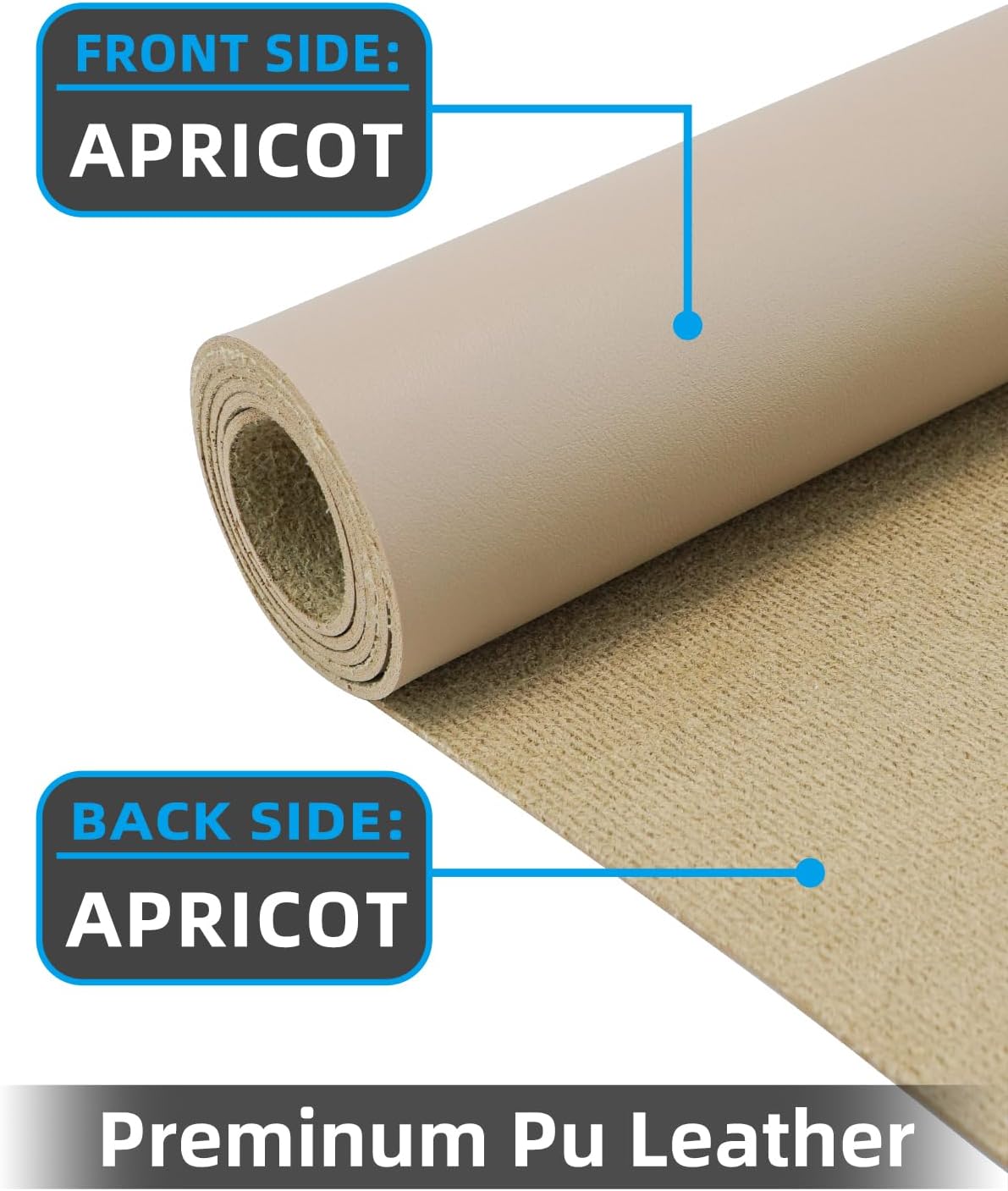 PULeather Non-Slip Desk Mat, Large Mouse Pad & Laptop Desk Pad - Waterproof Writing Pad for Office & Home (Beige, 35.4" x 17")