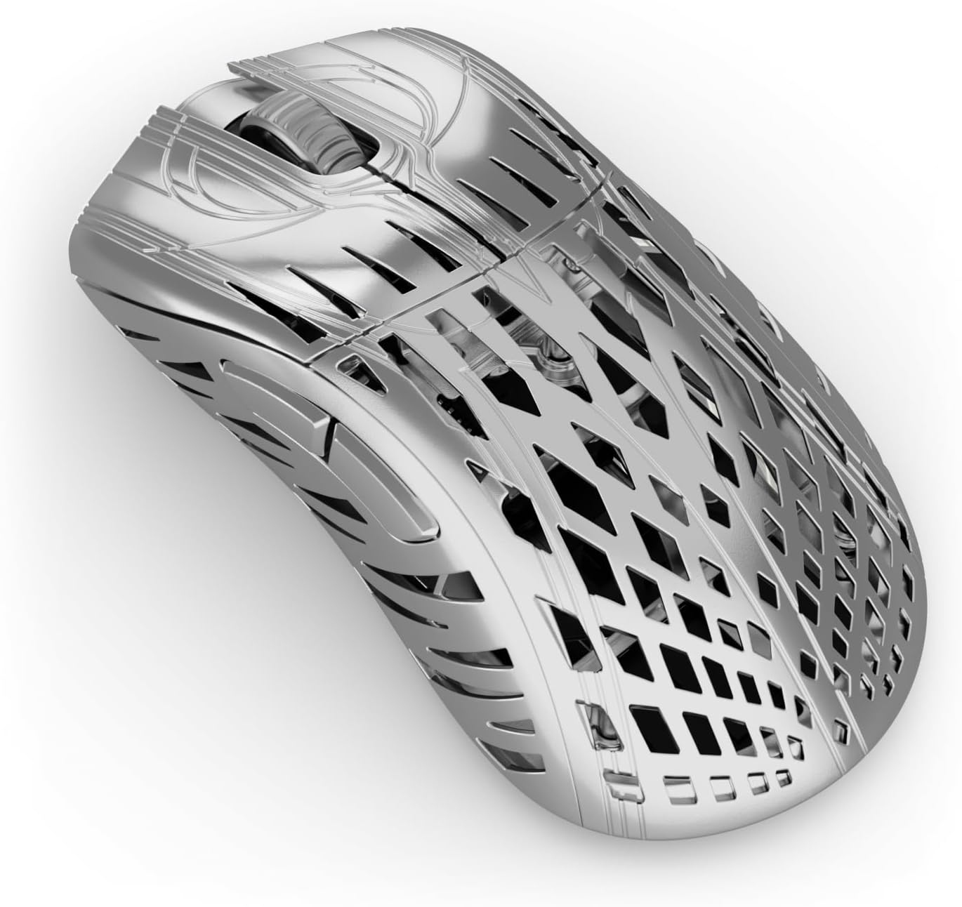 PWNAGE Stormbreaker Wireless Magnesium Gaming Mouse 8kHz - 50grams Ultralight Esports Pro Gamer Flawless Professional PAW3395 Optical Sensor 26,000 DPI - 8000Hz -100% PTFE Skates Ergo -Platinum