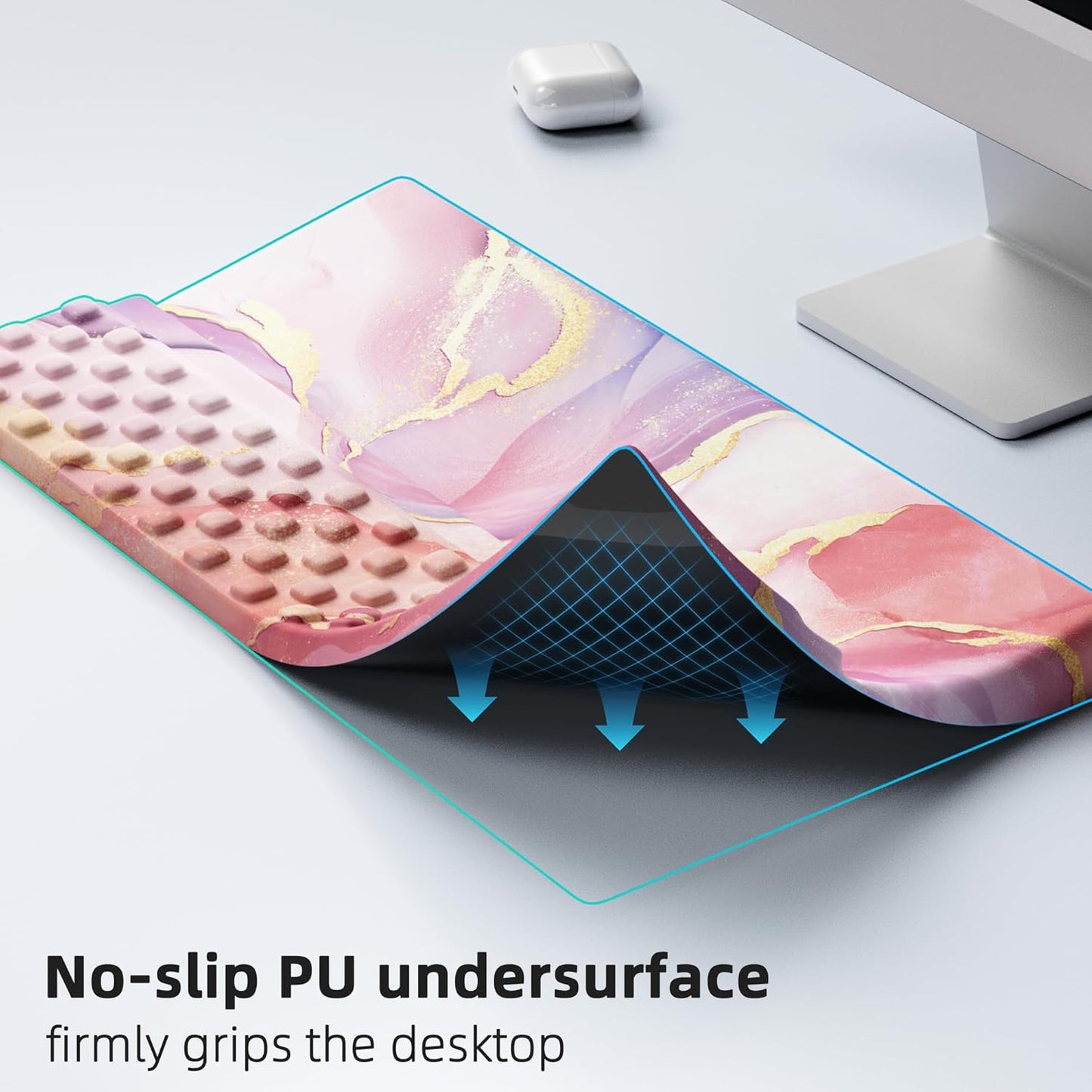 Ospelelf Keyboard Wrist Rest, Comfortable Ergonomic Keyboard Stand Riser Holder for Office Home