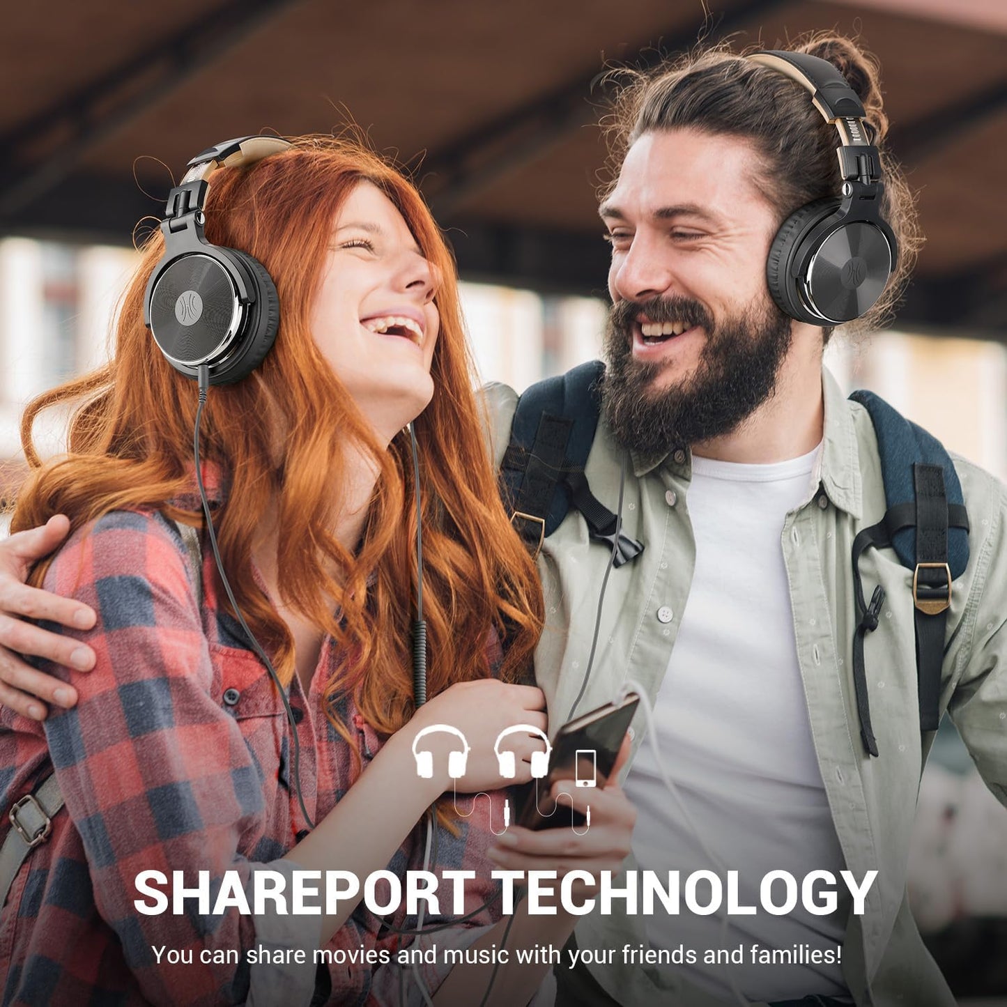 OneOdio Wired Over Ear Headphones Studio Monitor & Mixing DJ Stereo Headsets with 50mm Neodymium Drivers and 1/4 to 3.5mm Jack for AMP Computer Recording Podcast Keyboard Guitar Laptop - Grey