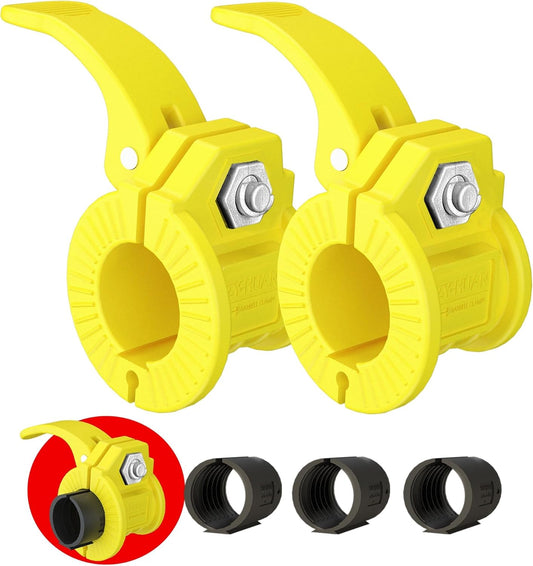 Barbell Clips 1 Inch Quick Release Weight Clamps 0.9-1.18inch Multi-Size Adjustable Olympic Clamps for Bars