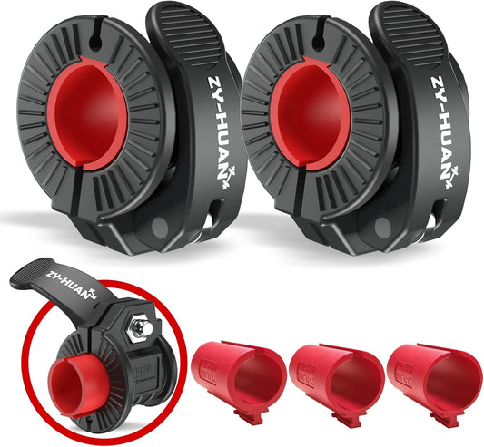 Pro Barbell Clips 1 inch Barbell Clamps 0.9-1.18inch Quick Release Weight Clips for Bars Multi-Size Adjustable Olympic Barbell Clamps