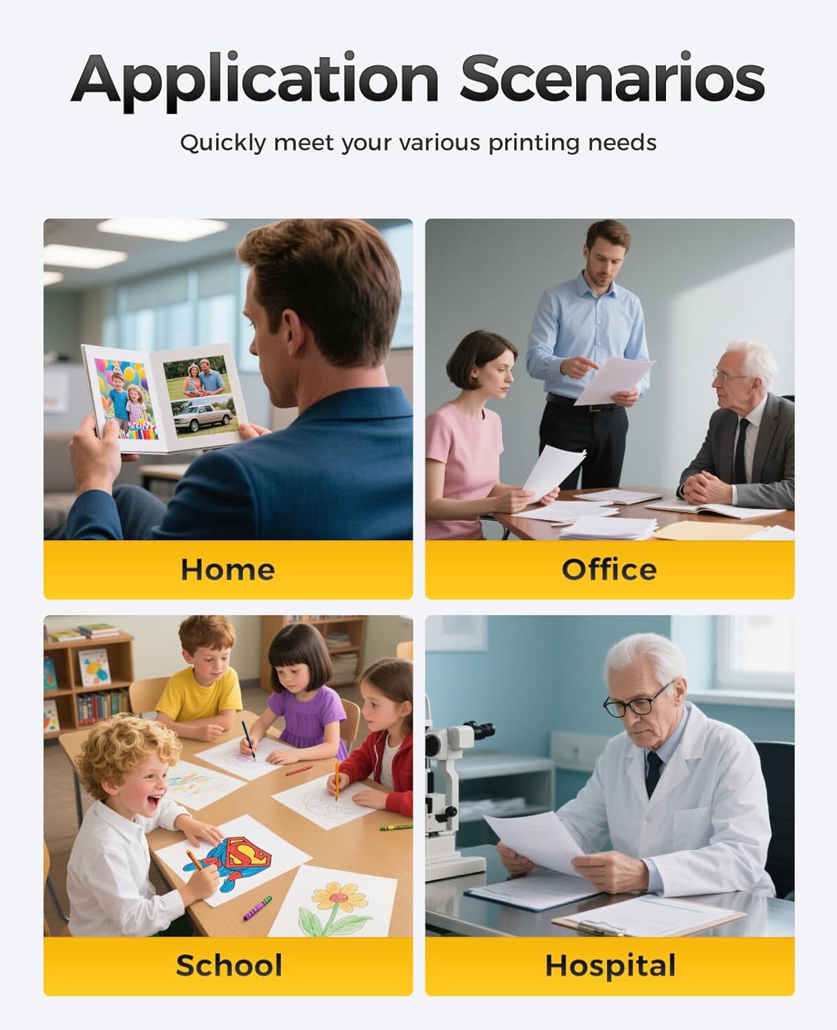 TK-5242 TK5242 Toner Cartridge Set 4-Pack High Yield Compatible for Kyocera ECOSYS M5526cdn M5526cdw M5026cdn M5026cdw Printer Replacement for Kyocera 1T02R70US0 1T02R7CUS0 1T02R7BUS0 1T02R7AUS0 Black