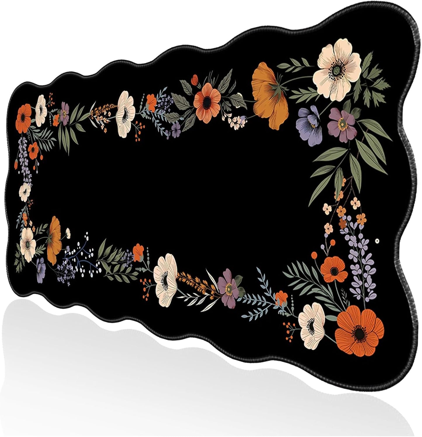 Galdas Gaming Mouse Pad XXL XL Large Long Extended Big Mousepad Non-Slip Rubber Keyboard Mouse Pad with Stitched Edges for Laptop Home Office (35.43x15.75x0.08 Inch)