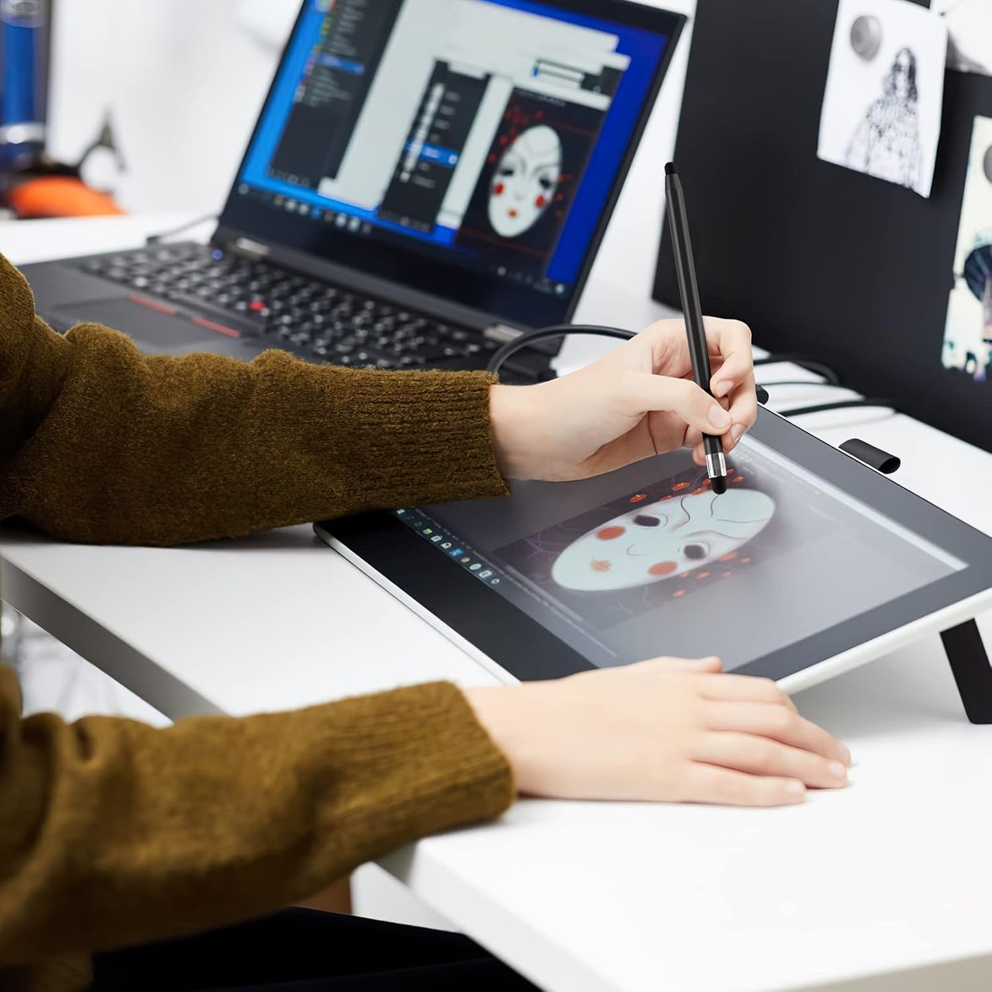 Stylus Replacement Tips, Replacement Rubber Tips for Stylus Pens, Soft Silicone Stylus Tips Silicone Nib Replacement for Touch Pencil Stylus Touchscreen Pen (45pcs)