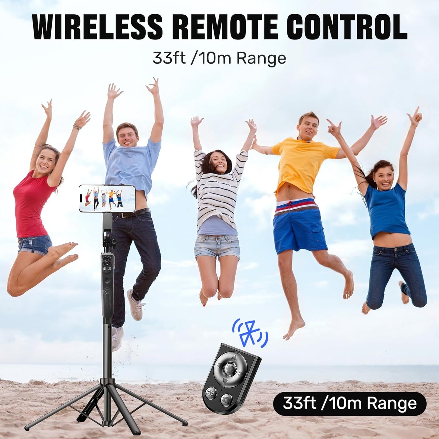 Auto Face Tracking Selfie Stick Tripod for iPhone with Light,360 Rotation That Follows Your Movement,70" Phone Camera Tripod Stand with Remote for Content Creator Vlog Live Stream Video Recording