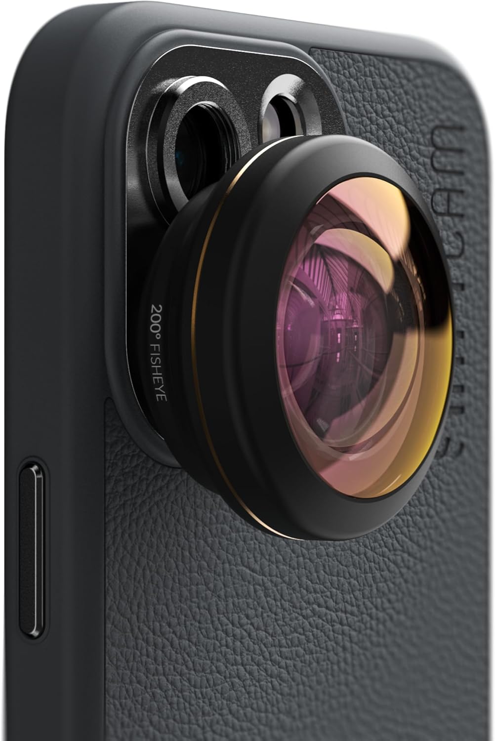ShiftCam LensUltra 200° Fisheye Phone Camera Lens – 0.2X Magnification, 200° Ultra-Wide Angle – Fisheye Lens for iPhone & Android, Immersive Group Selfies and Creative Photos – Lens Only