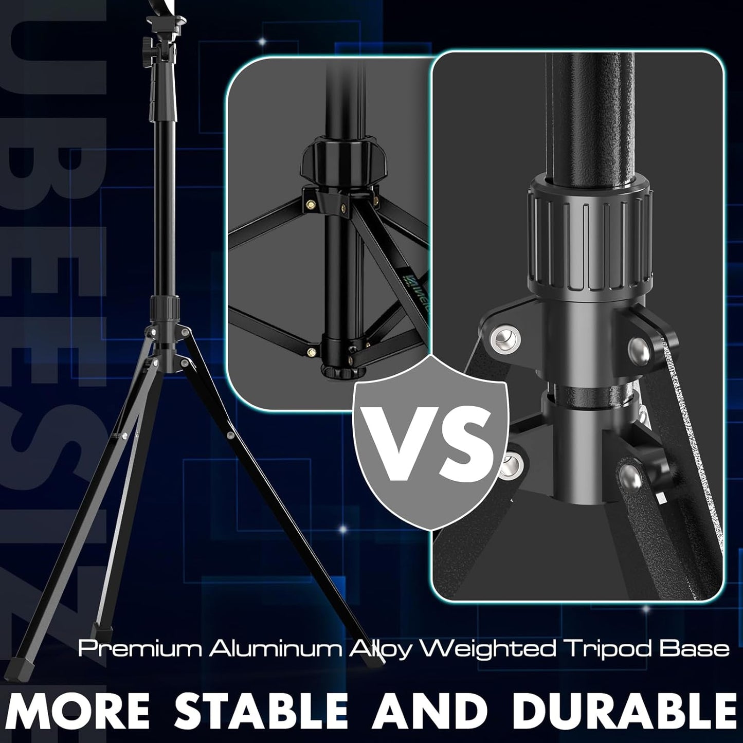 UBeesize Upgraded 12'' Ring Light with 62'' Tripod Stand and Magnetic Phone Holder,LED Selfie RingLight for iPhone with Wireless Remote,Circle Light for Tiktok/YouTube/Photography/Makeup/Live Stream