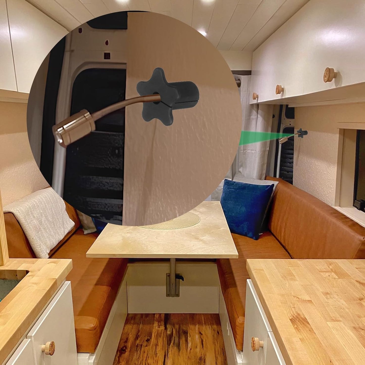 2pc Starlink Cable Grommet 5/8" Silicone Waterproof Wall Hole Pass Through Split Cable Bushings for TV Wire Ethernet Cord, Starlink Cable Routing Kit Accessories, 27.6mm/1.09" Ht, Black