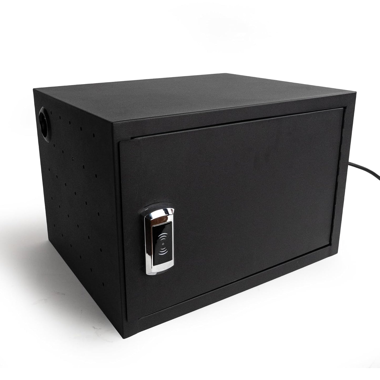 Pearington 12-Device Charging Station for Laptops and Tablets, Wall-Mount Lockable Charging Cabinet for 12 Tablets/Chromebooks, Black