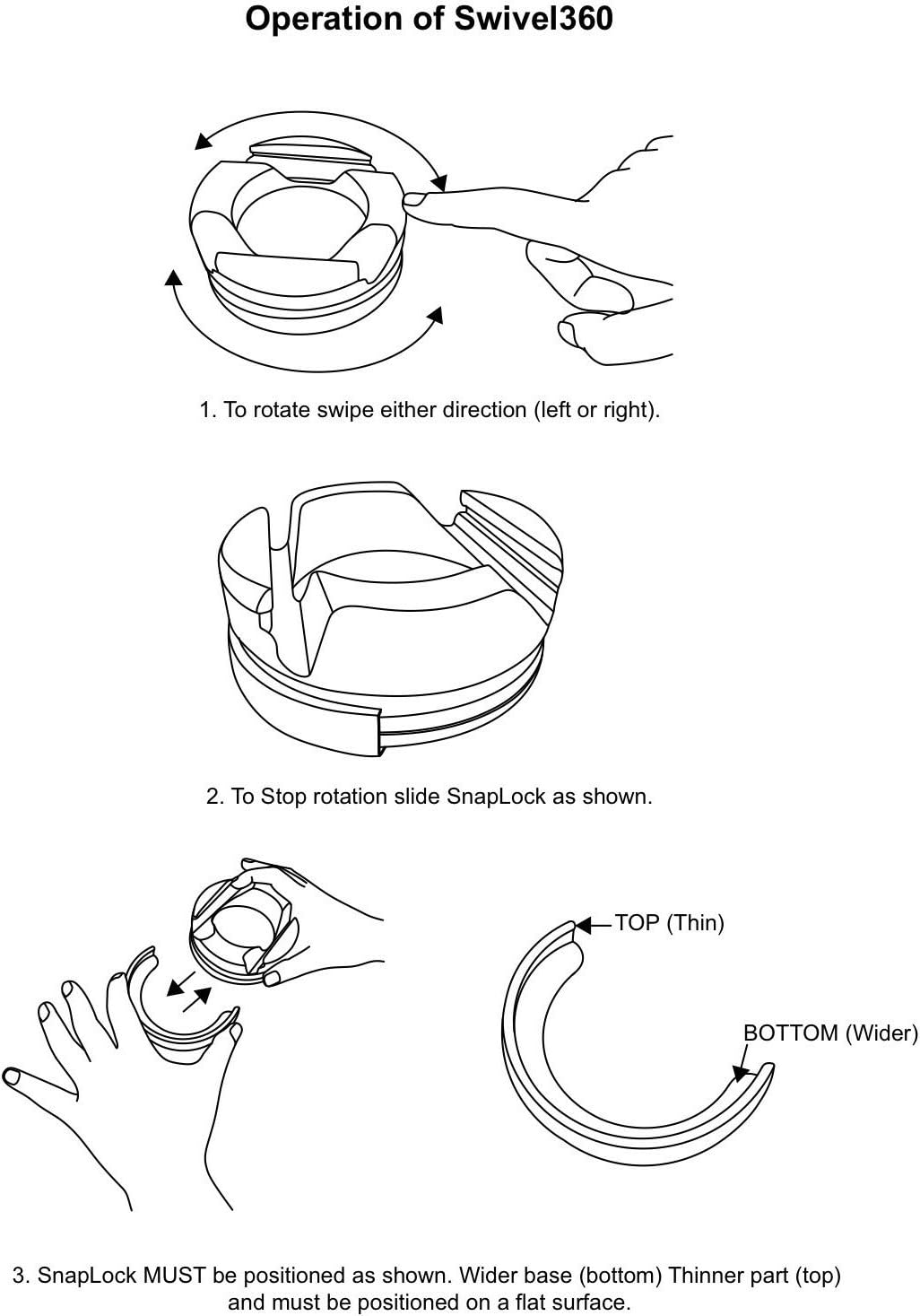 GoDonut – Phone Stand 360 Swivel – Cell Phone Holder + iPad Stand Desk Organizer - Compatible with Tablet, iPhone, Kindle & Most Smartphones – Lime Green