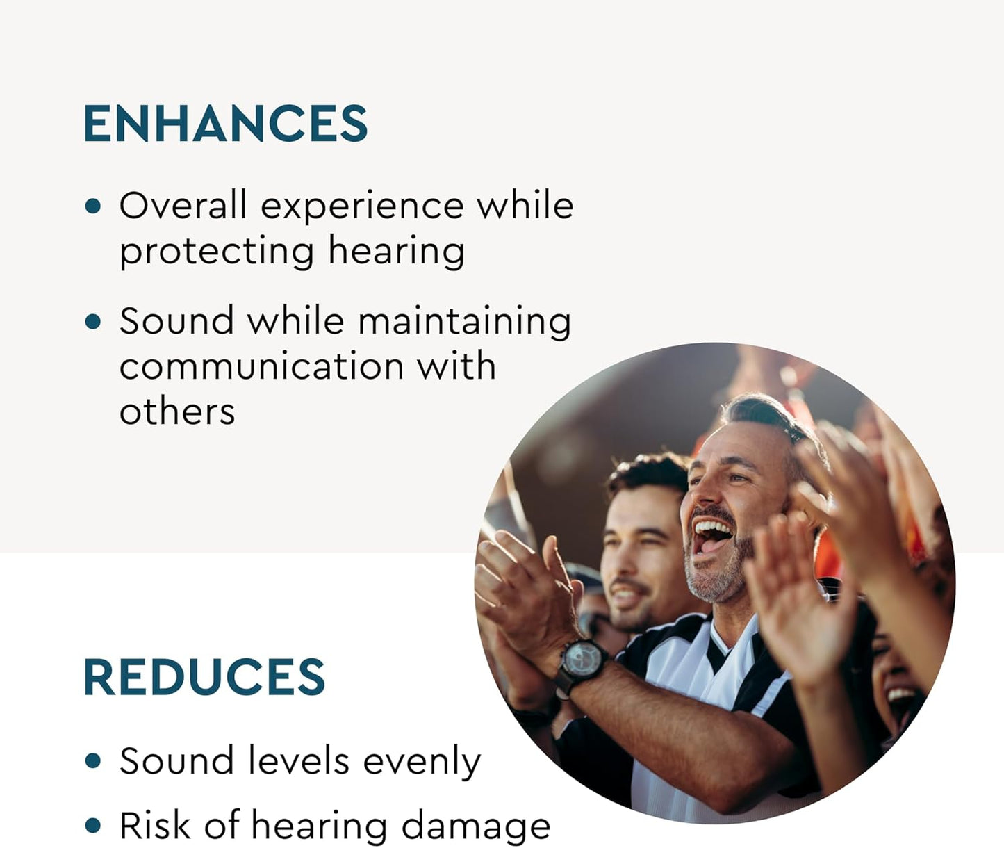 Etymotic ER20XS ETY Earplugs Set - High-Fidelity Hearing Protection - Up to 20 dB Sound Reduction - Reusable - Includes 1 Pair of Large, Standard, and Foam Eartips, Neck Cord & Case