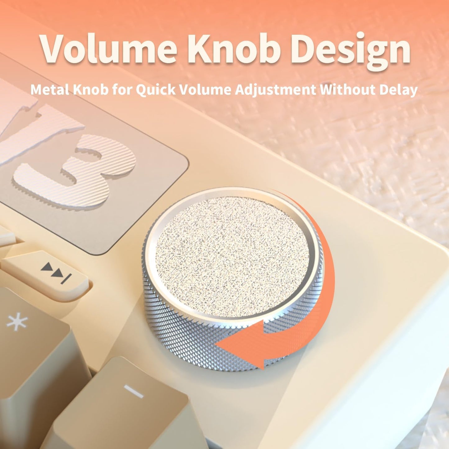 AJAZZ AK35I V3 104-Key Full Size Wired Gasket Mount Gaming Keyboard with Multimedia Buttons & Knob Control | Five Layer Pad | OEM Profile PBT Keycaps | White Backlit Custom Keyboard