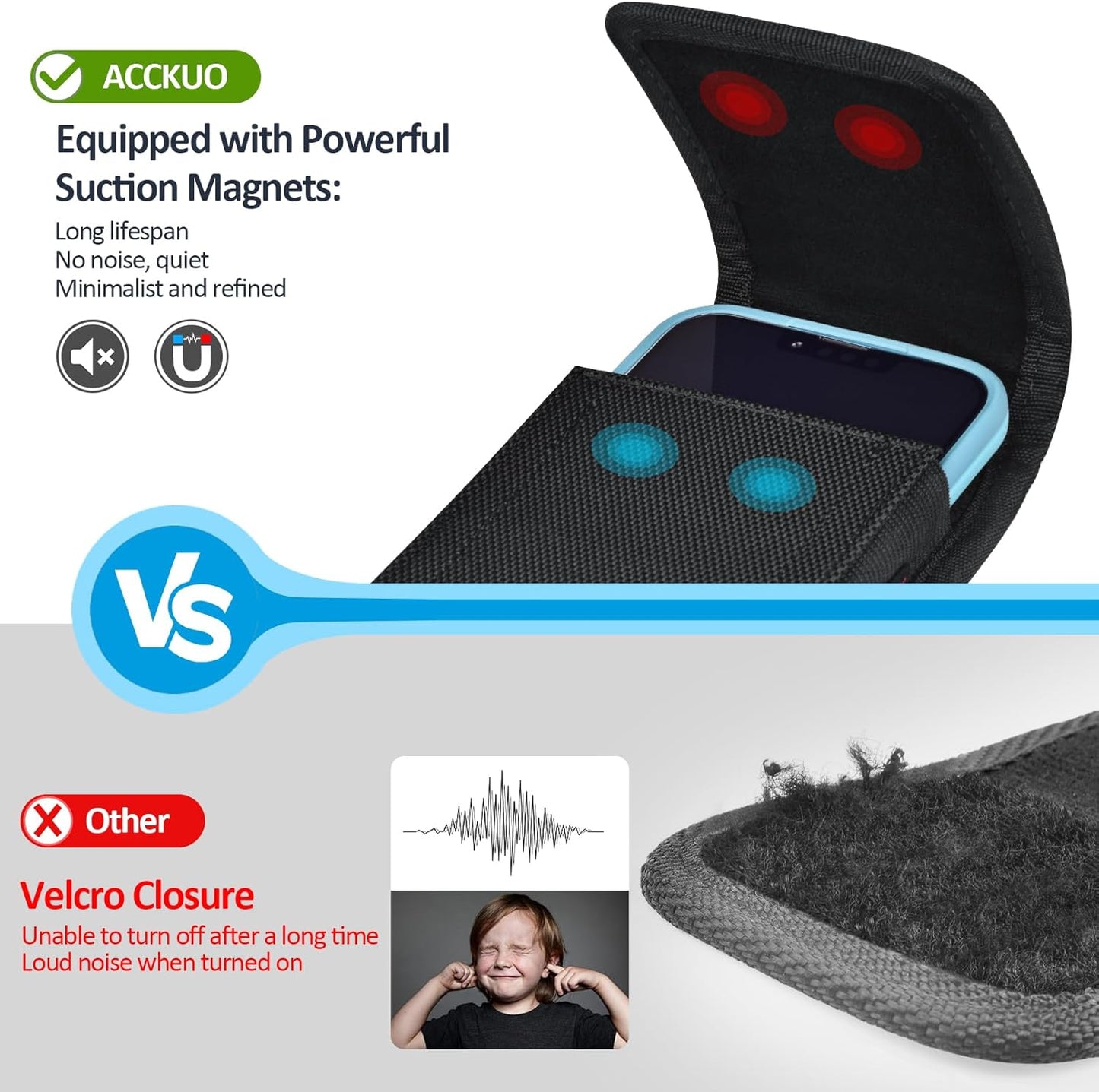 Phone Holster for Belt with Metal Clip and Magnetic Closure Compatible with Galaxy S25/S24/S23/S22/S21/S20 Ultra A16 A26 A35 A36 A55 A56 for Everyday Protection, XL-Black