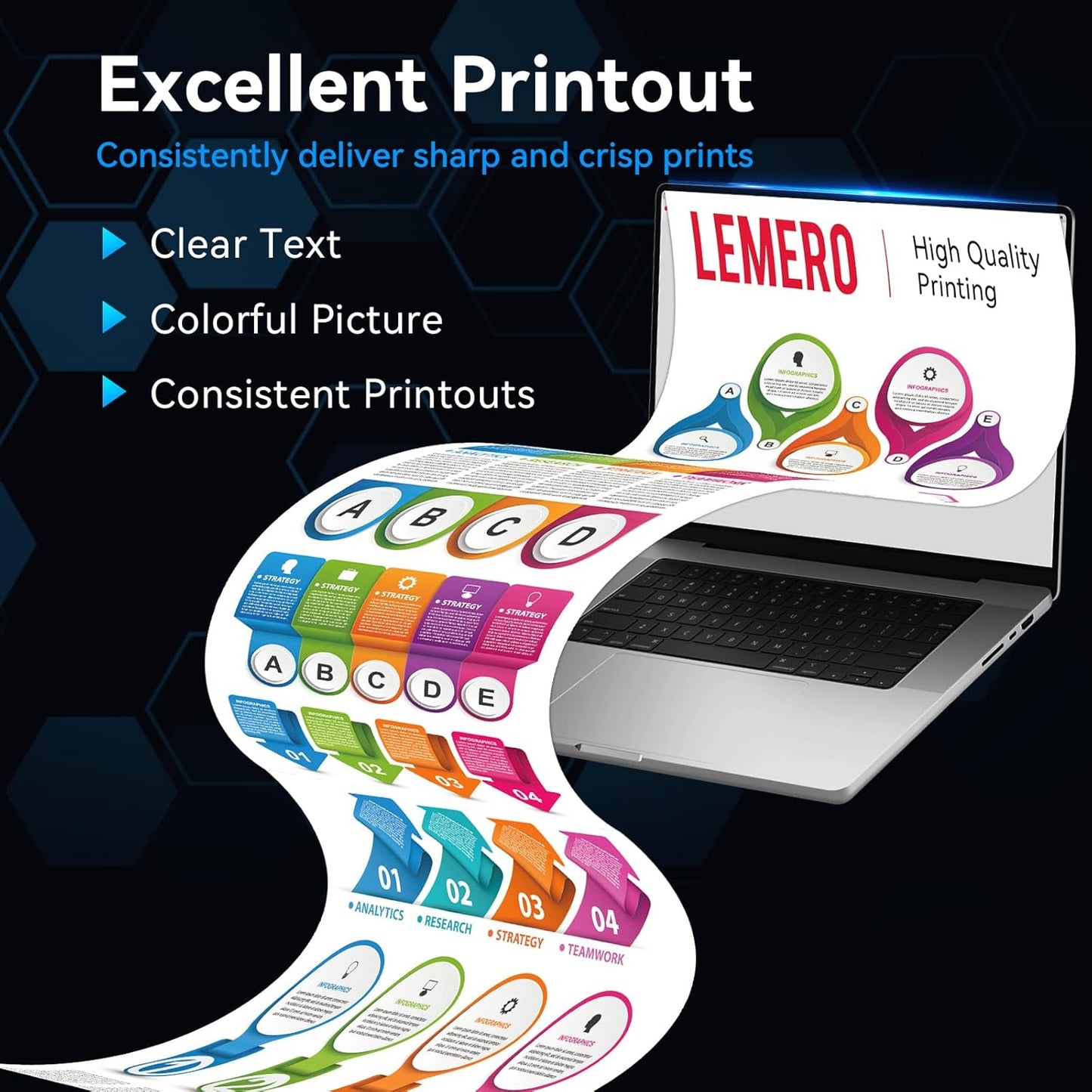 LEMERO 215A Compatible Toner Cartridge Replacement for HP 215A Black Toner Cartridges Work with HP Color Laseret Pro MFP M182nw M183fdw M155dw M155nw Printer (2-215A Black, with CHIP)