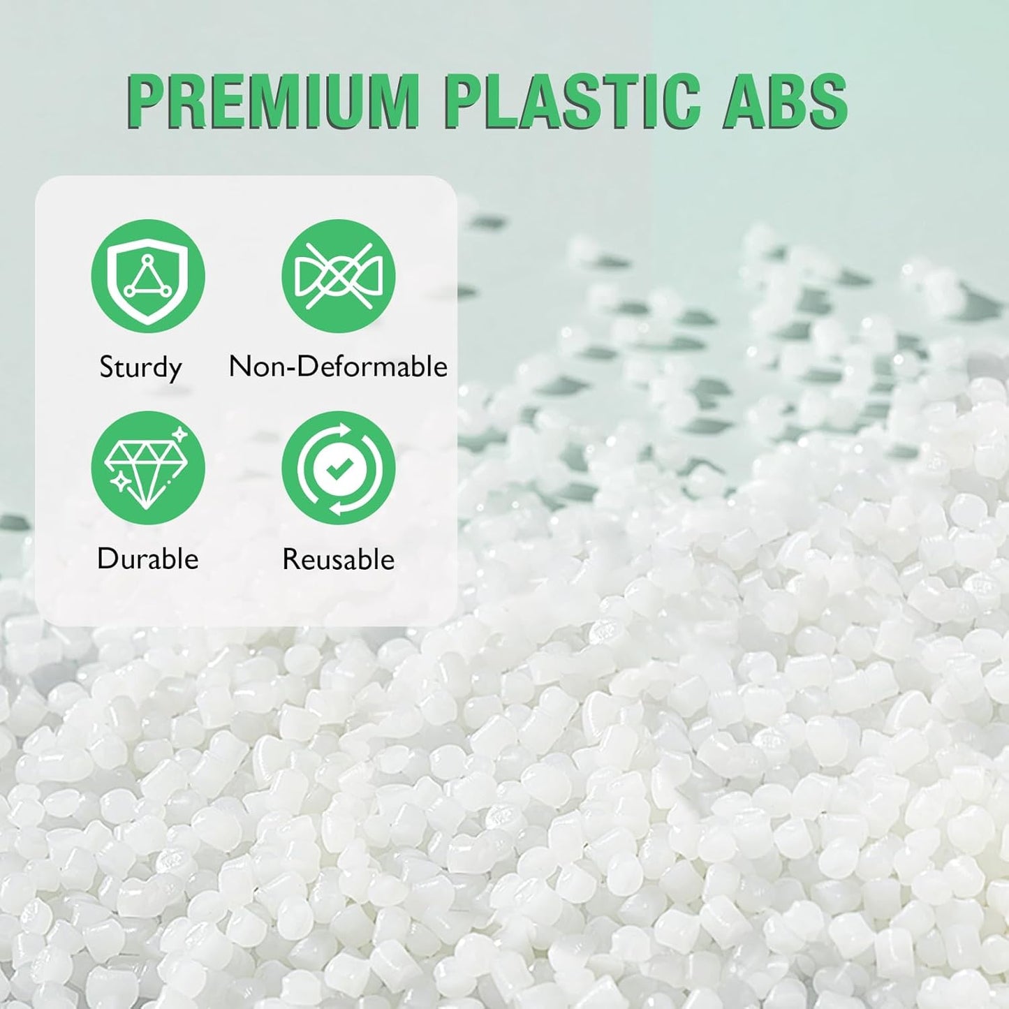 10 Pcs Desk Grommet 1-3/8" / 35 mm, Desk Cord Hole Cover, Cable Grommet ABS Plastic, Desk Hole Grommet for Home & Office Pc, Detachable Cable Cord Organizer-White