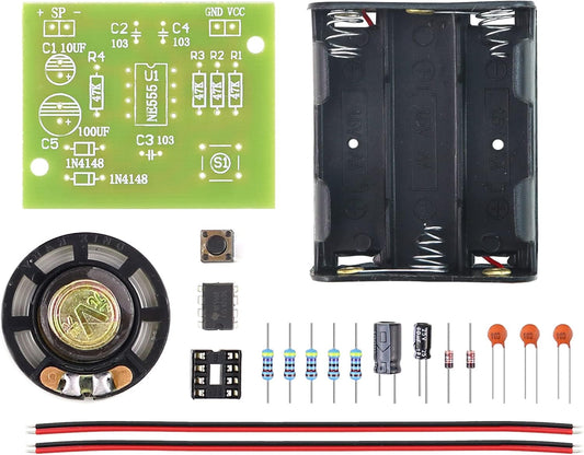 Soldering Practice Kit - DIY Electronic Doorbell Soldering Kit (Suitable for Home Installation + STEM Education), An Entry - level Electronic Production Kit for Beginners
